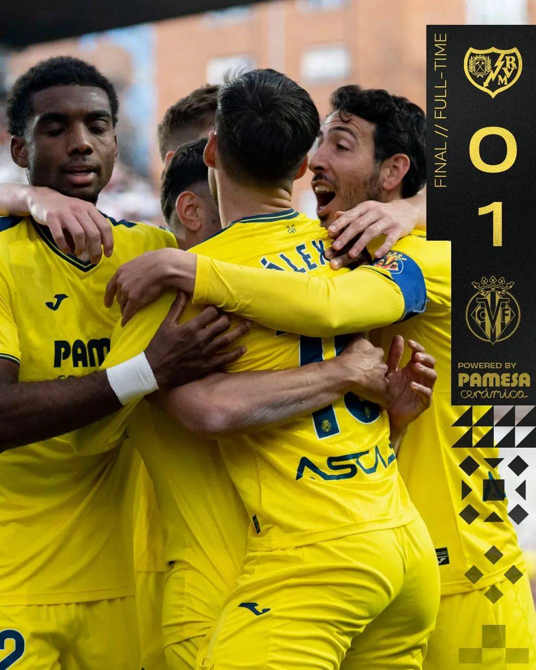 关于比利亚雷亚尔客场取胜，重返积分榜前十的信息