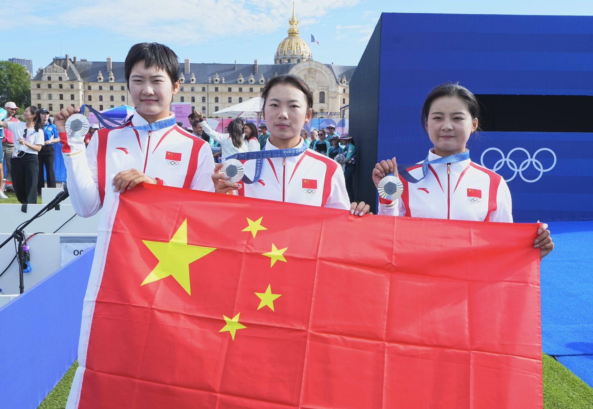 韩国队获得射箭团体比赛冠军 韩国队获得射箭团体比赛冠军