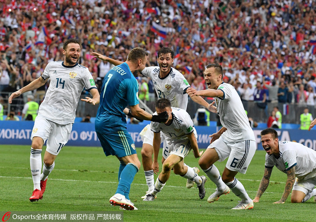 俄罗斯队势如破竹,半决赛确定 俄罗斯队势如破竹,半决赛确定