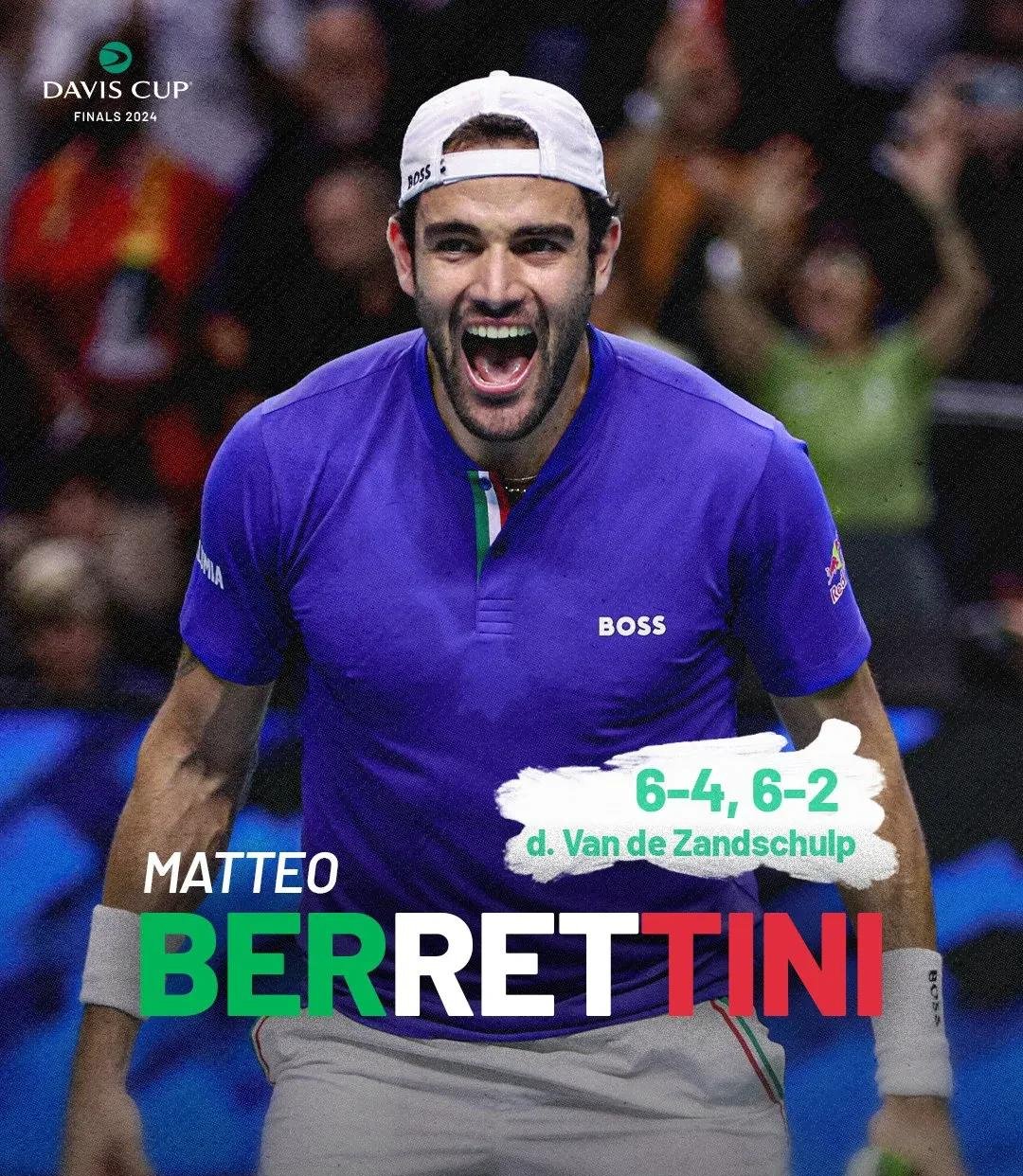 年终总决赛完胜戴维斯杯，辛纳惊艳四座